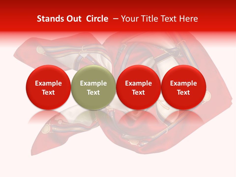 Scarf Isolated On A Background PowerPoint Template