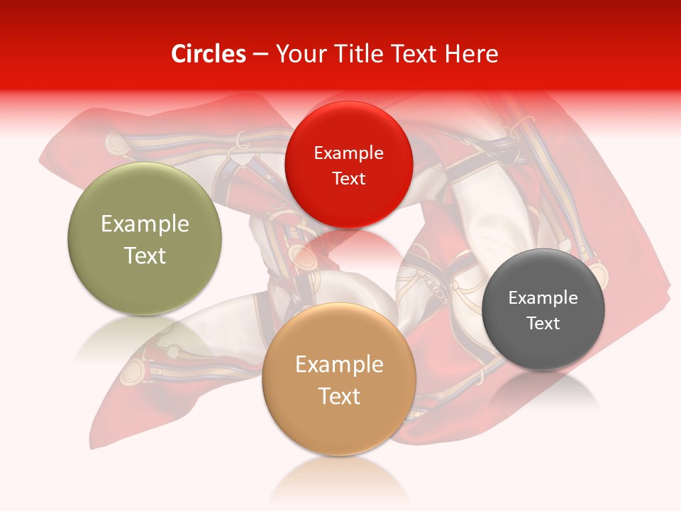 Scarf Isolated On A Background PowerPoint Template