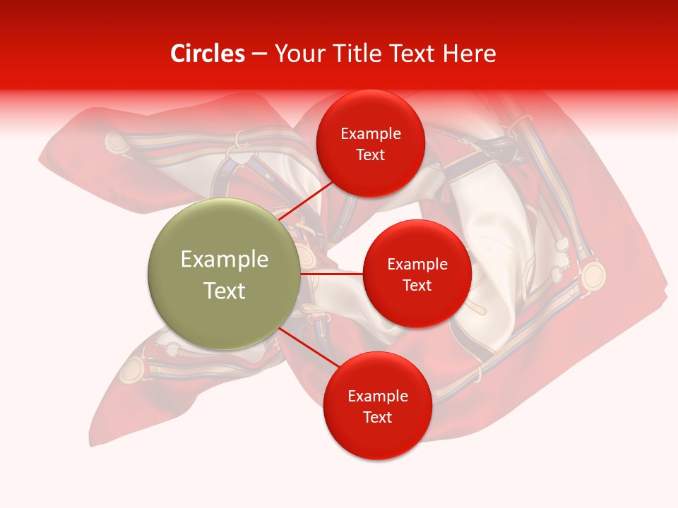 Scarf Isolated On A Background PowerPoint Template