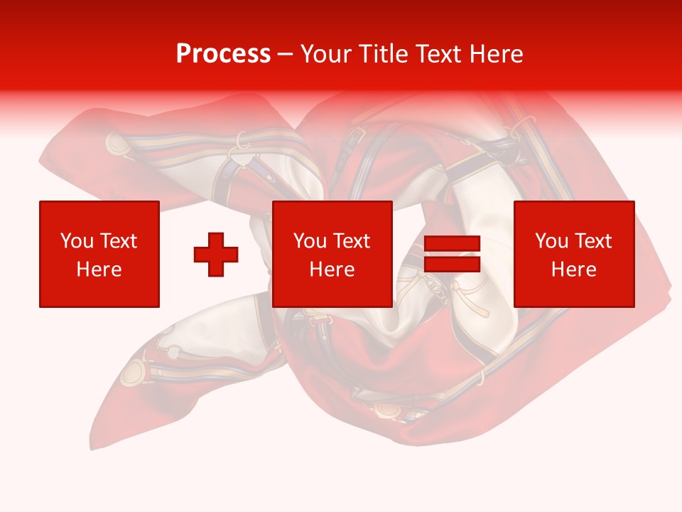 Scarf Isolated On A Background PowerPoint Template