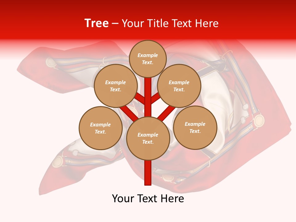 Scarf Isolated On A Background PowerPoint Template