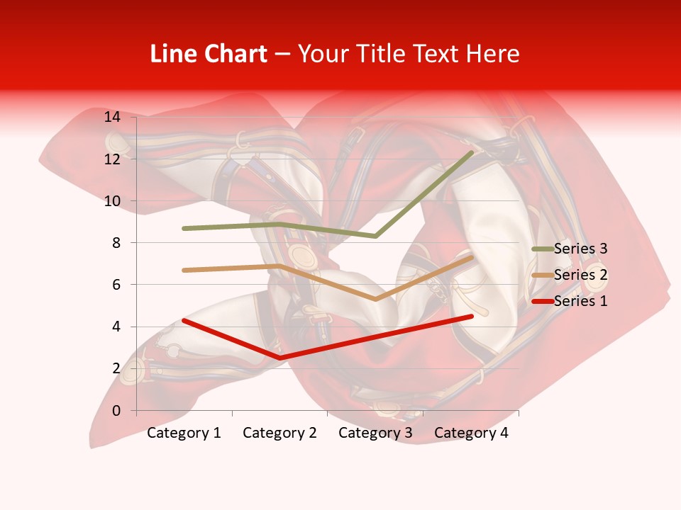 Scarf Isolated On A Background PowerPoint Template