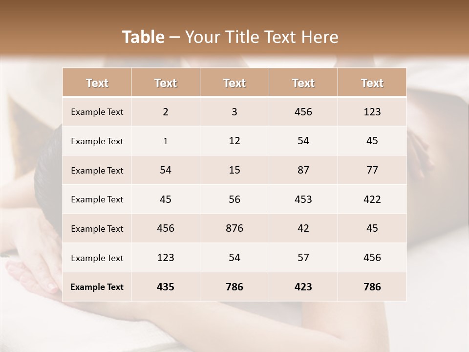 Spa Treatment PowerPoint Template