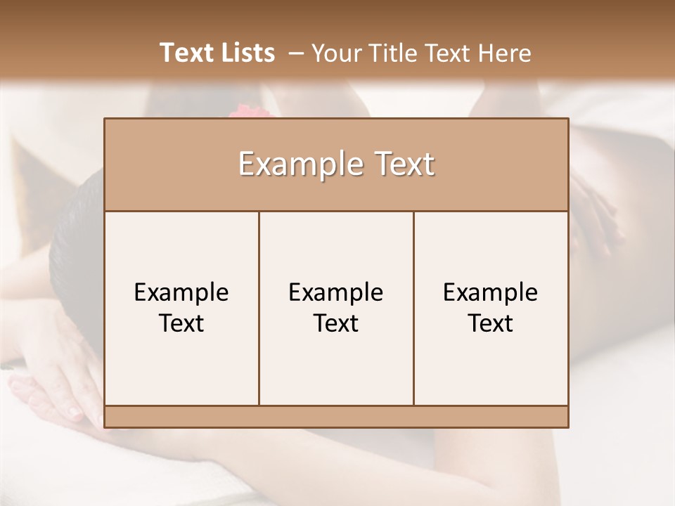 Spa Treatment PowerPoint Template