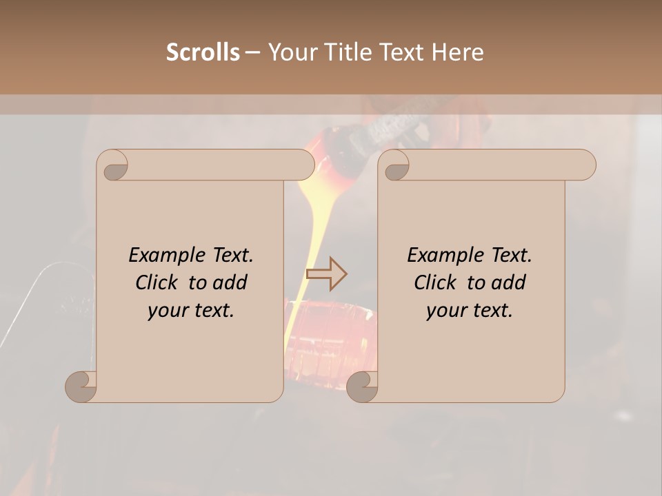 Glass Blower Forming A Piece Of Decorative Glass. (Murano, Italy) PowerPoint Template