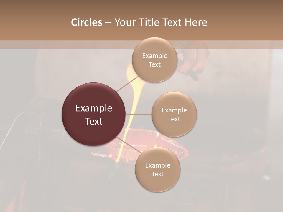 Glass Blower Forming A Piece Of Decorative Glass. (Murano, Italy) PowerPoint Template