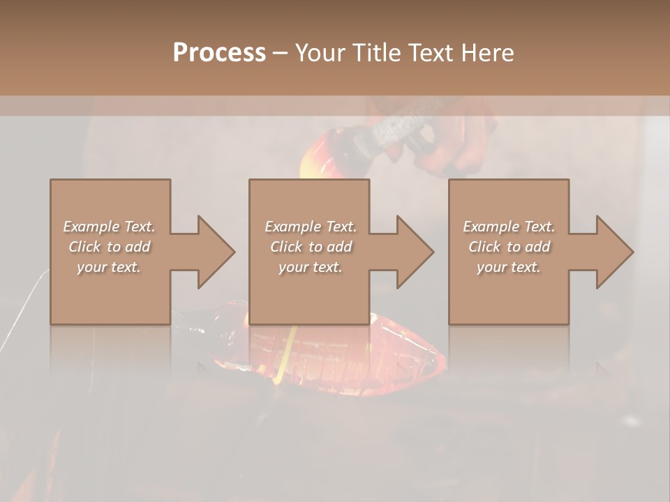 Glass Blower Forming A Piece Of Decorative Glass. (Murano, Italy) PowerPoint Template