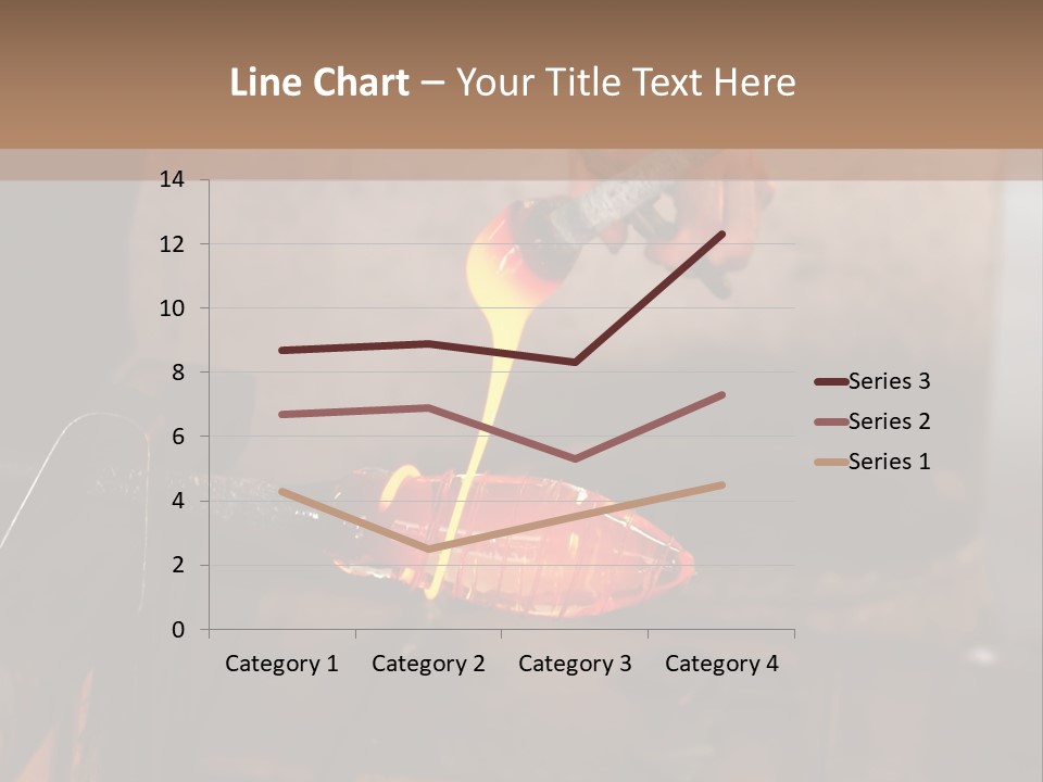 Glass Blower Forming A Piece Of Decorative Glass. (Murano, Italy) PowerPoint Template
