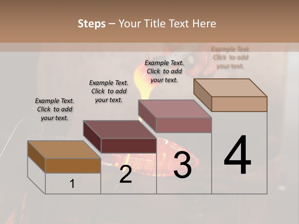 Glass Blower Forming A Piece Of Decorative Glass. (Murano, Italy) PowerPoint Template