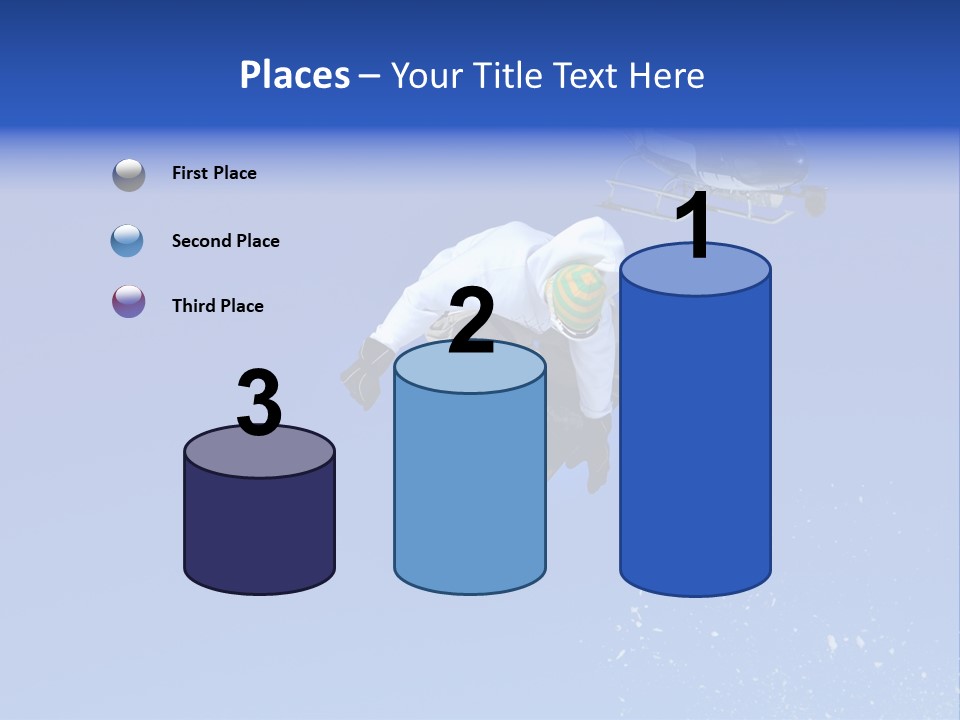 Filming With A Steady Cam Mounted On The Front Of A Helicopter Of A Snowboarder Jumping PowerPoint Template