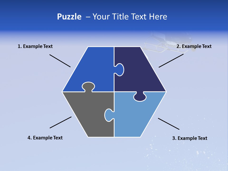 Filming With A Steady Cam Mounted On The Front Of A Helicopter Of A Snowboarder Jumping PowerPoint Template