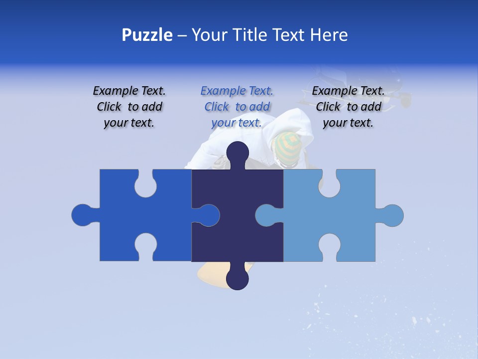 Filming With A Steady Cam Mounted On The Front Of A Helicopter Of A Snowboarder Jumping PowerPoint Template