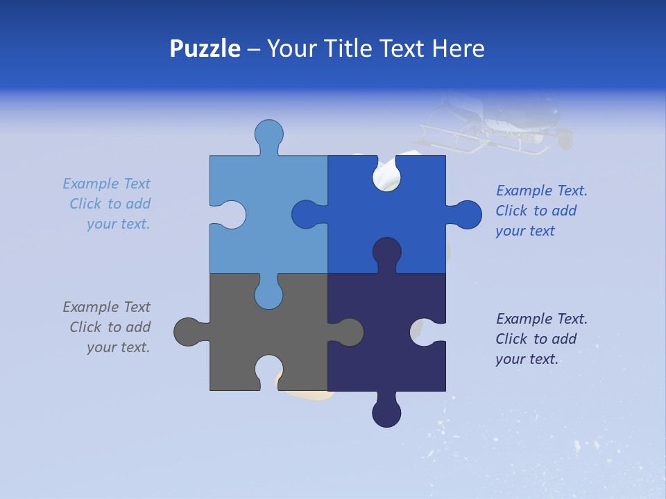 Filming With A Steady Cam Mounted On The Front Of A Helicopter Of A Snowboarder Jumping PowerPoint Template
