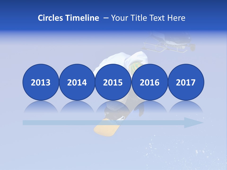 Filming With A Steady Cam Mounted On The Front Of A Helicopter Of A Snowboarder Jumping PowerPoint Template