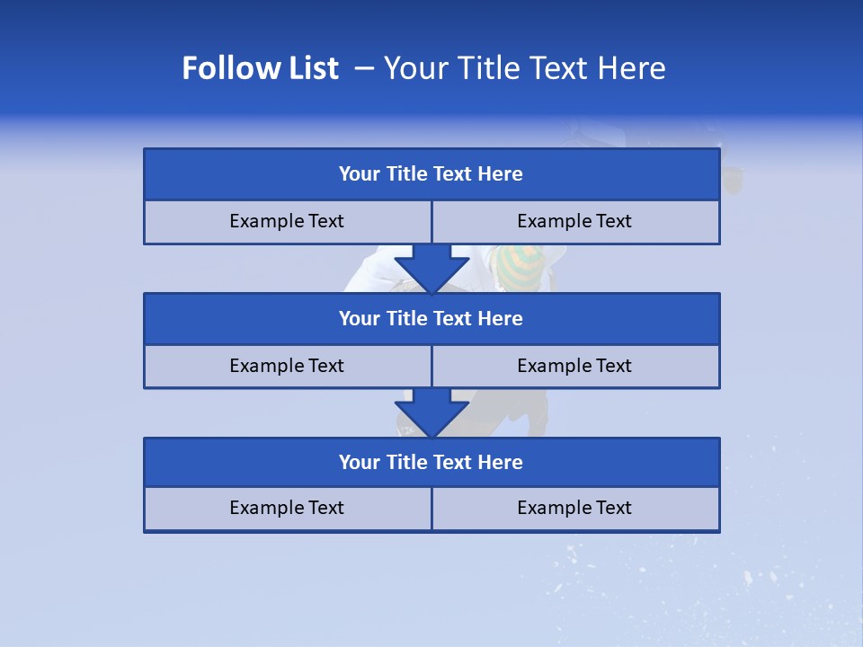 Filming With A Steady Cam Mounted On The Front Of A Helicopter Of A Snowboarder Jumping PowerPoint Template