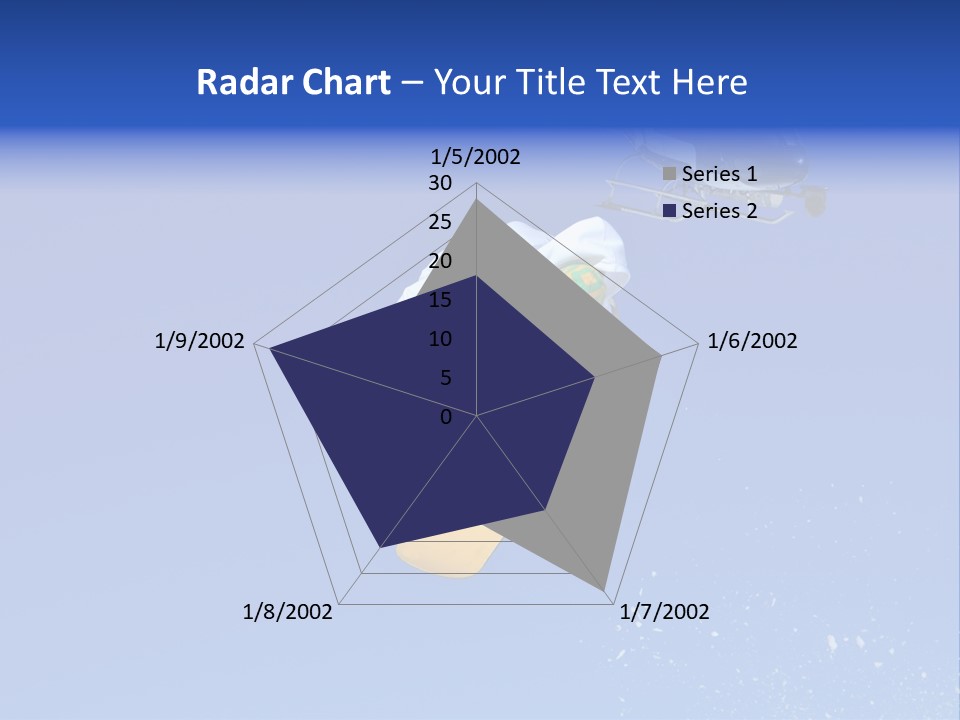 Filming With A Steady Cam Mounted On The Front Of A Helicopter Of A Snowboarder Jumping PowerPoint Template
