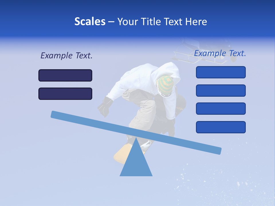 Filming With A Steady Cam Mounted On The Front Of A Helicopter Of A Snowboarder Jumping PowerPoint Template