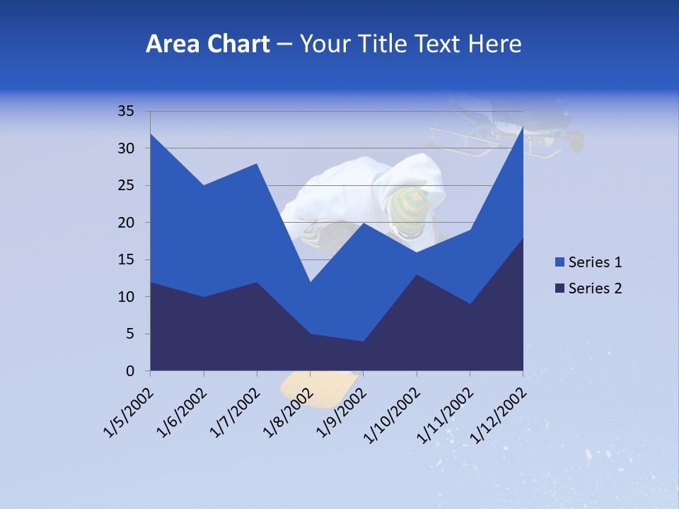 Filming With A Steady Cam Mounted On The Front Of A Helicopter Of A Snowboarder Jumping PowerPoint Template