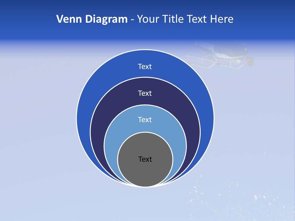 Filming With A Steady Cam Mounted On The Front Of A Helicopter Of A Snowboarder Jumping PowerPoint Template