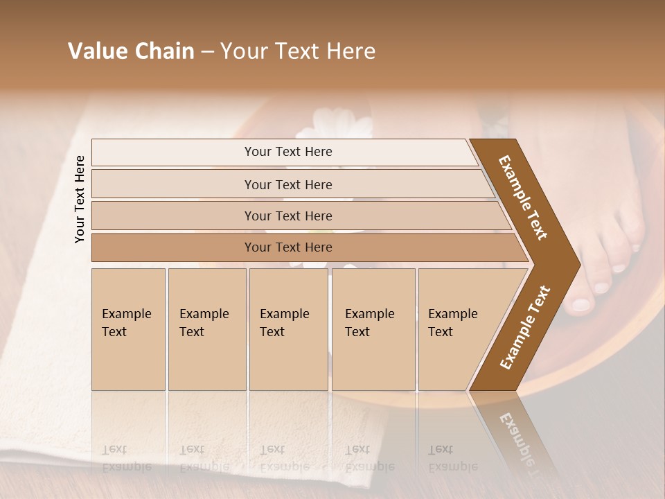 Relaxing Bath For Feet - Beauty Treatment PowerPoint Template