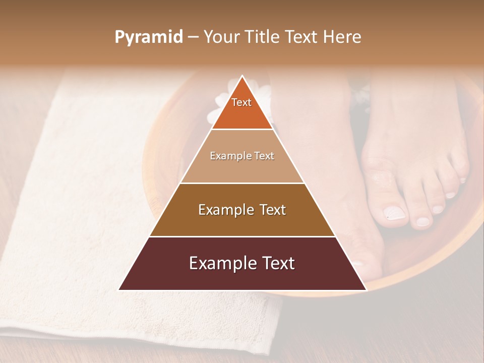 Relaxing Bath For Feet - Beauty Treatment PowerPoint Template