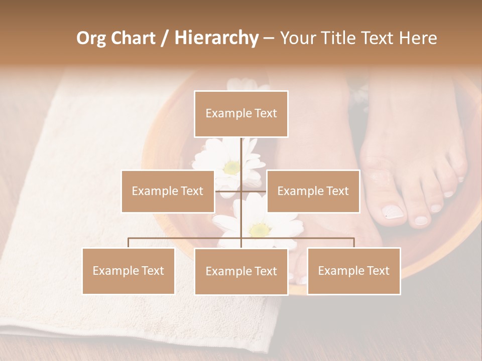 Relaxing Bath For Feet - Beauty Treatment PowerPoint Template