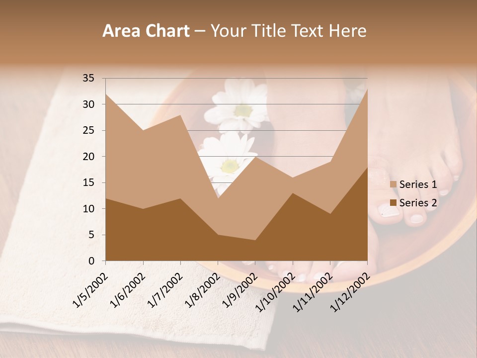 Relaxing Bath For Feet - Beauty Treatment PowerPoint Template