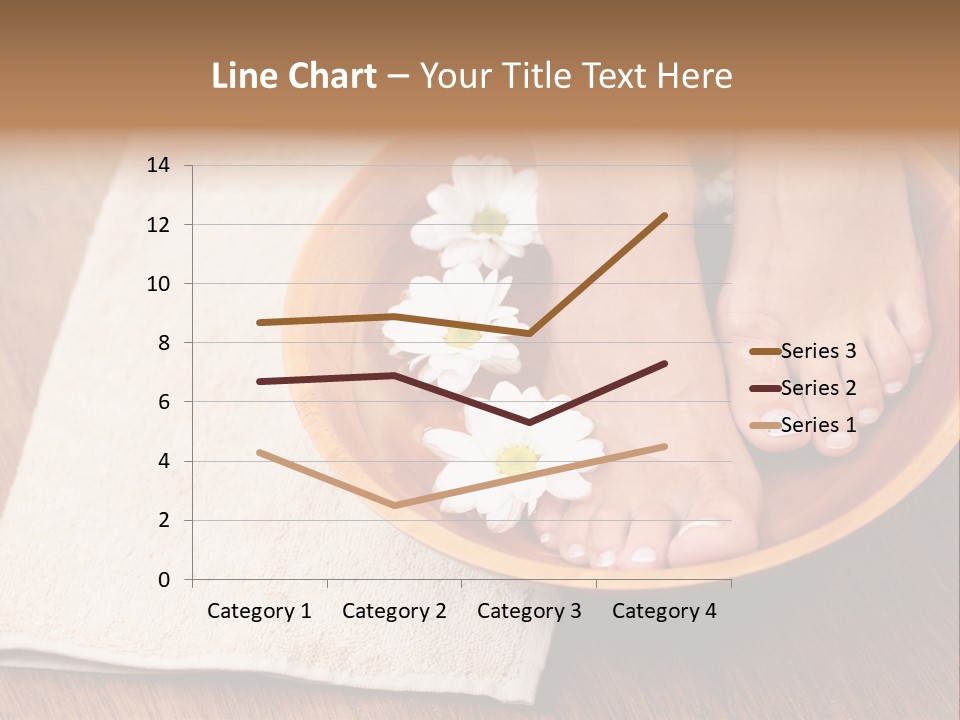 Relaxing Bath For Feet - Beauty Treatment PowerPoint Template