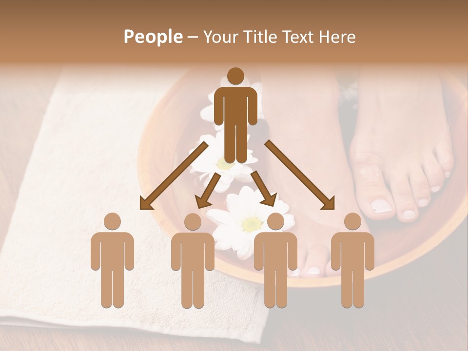 Relaxing Bath For Feet - Beauty Treatment PowerPoint Template