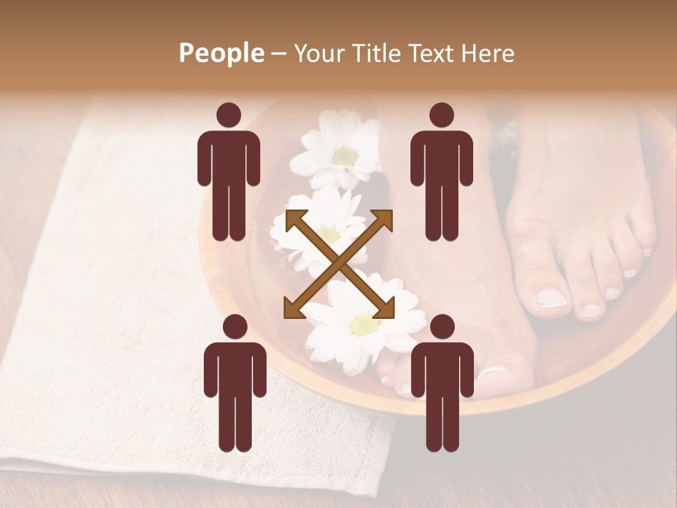 Relaxing Bath For Feet - Beauty Treatment PowerPoint Template