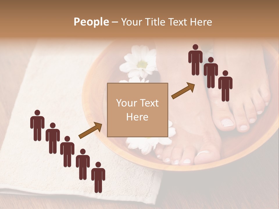 Relaxing Bath For Feet - Beauty Treatment PowerPoint Template