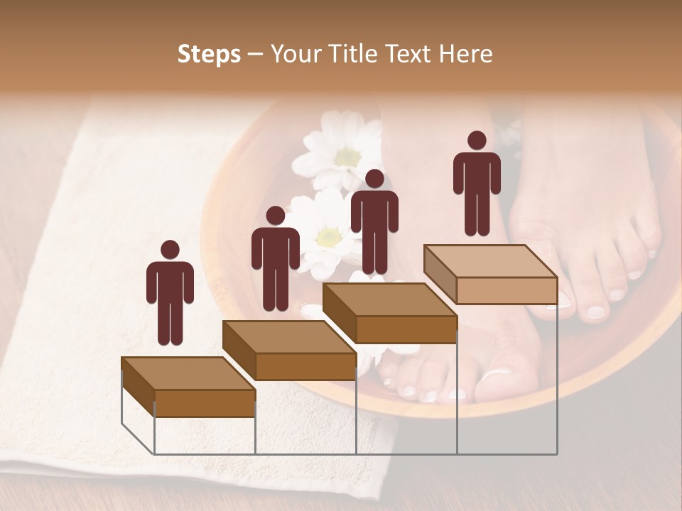 Relaxing Bath For Feet - Beauty Treatment PowerPoint Template