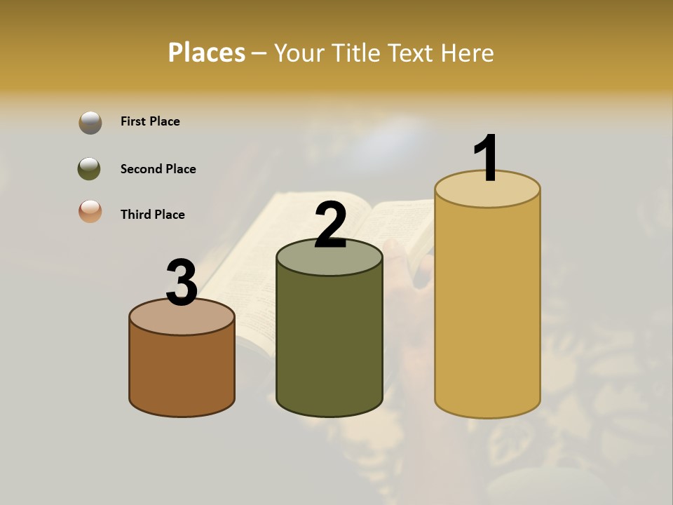 Reading The Bible PowerPoint Template