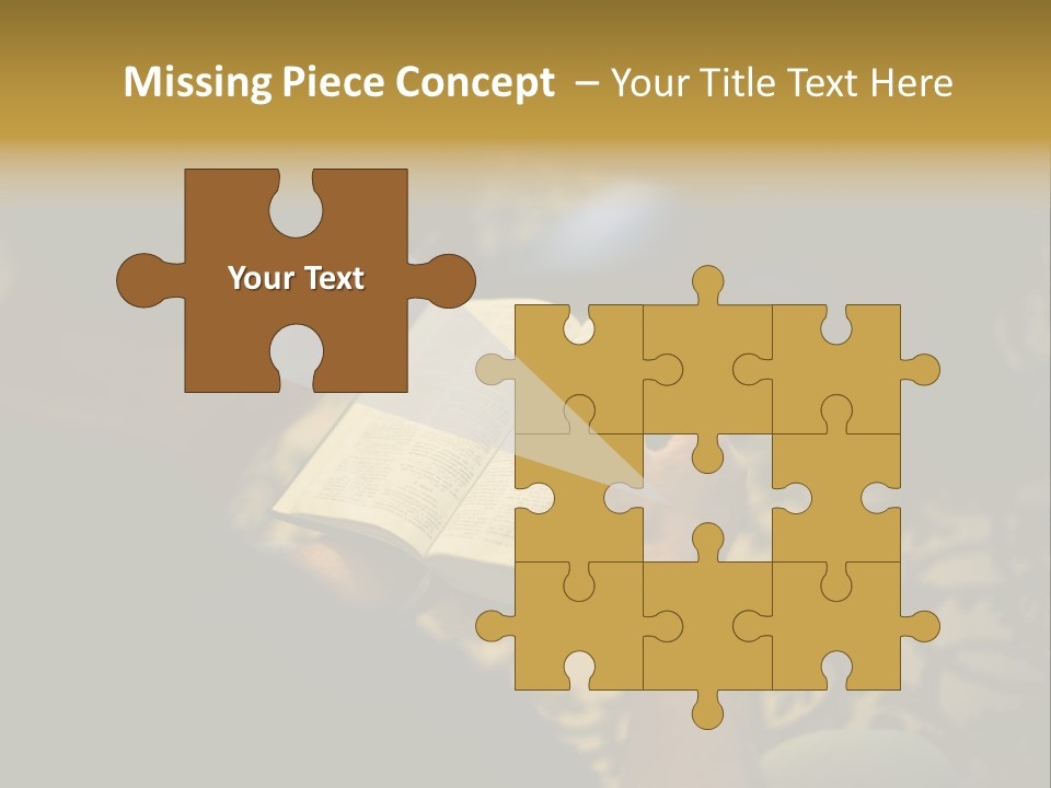 Reading The Bible PowerPoint Template