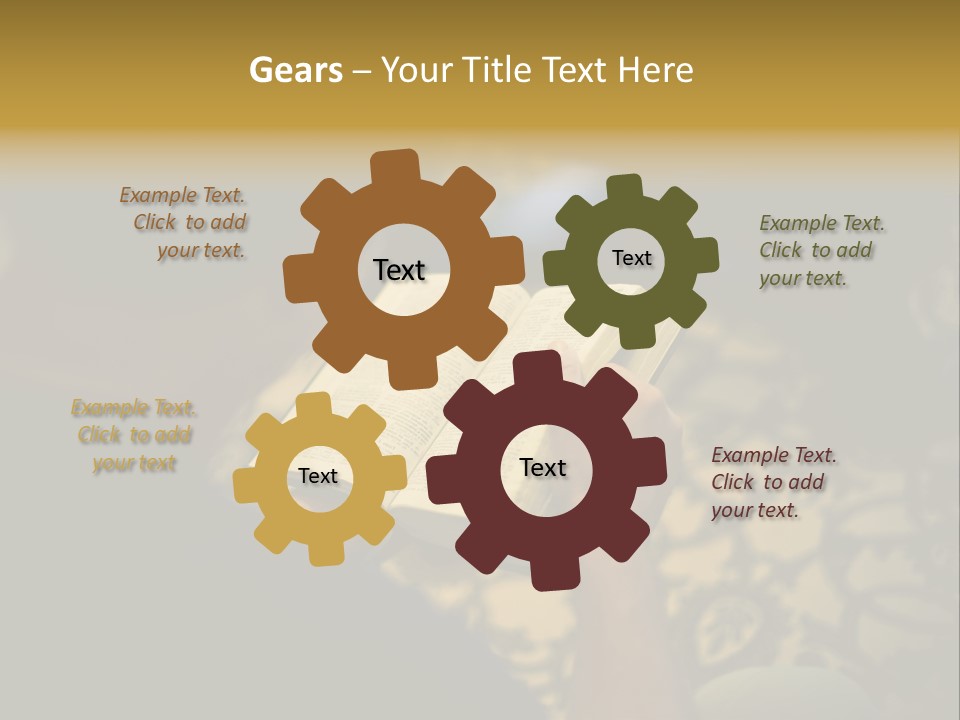 Reading The Bible PowerPoint Template