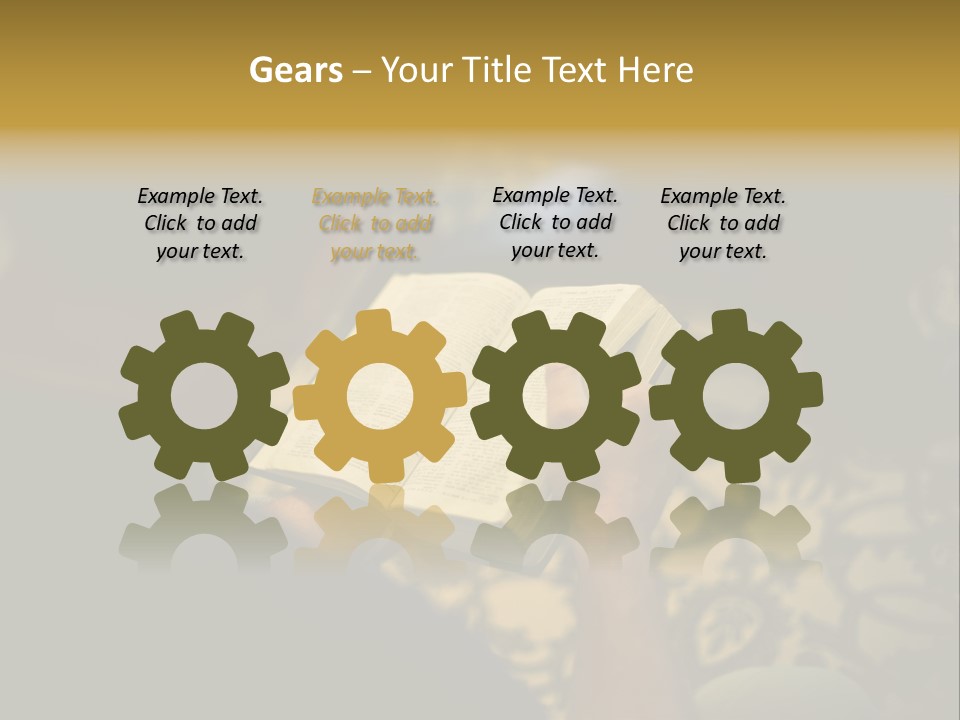 Reading The Bible PowerPoint Template