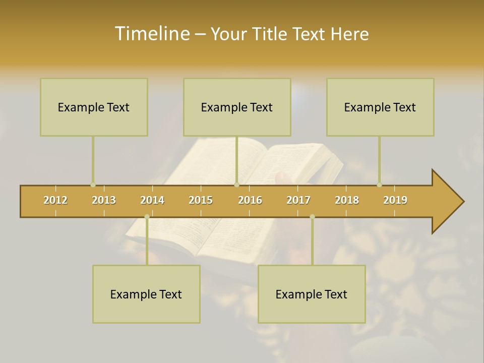Reading The Bible PowerPoint Template