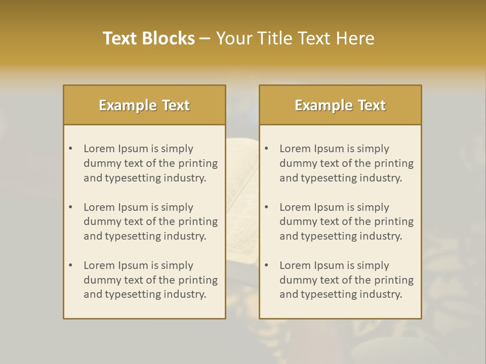 Reading The Bible PowerPoint Template