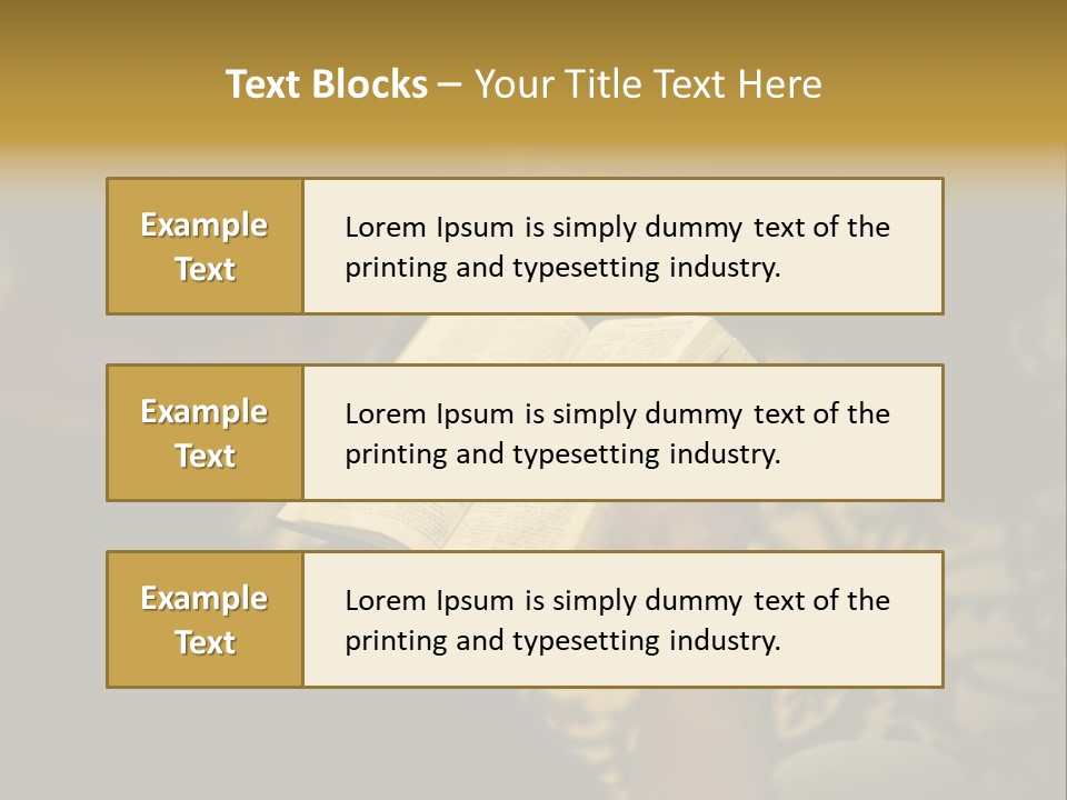 Reading The Bible PowerPoint Template
