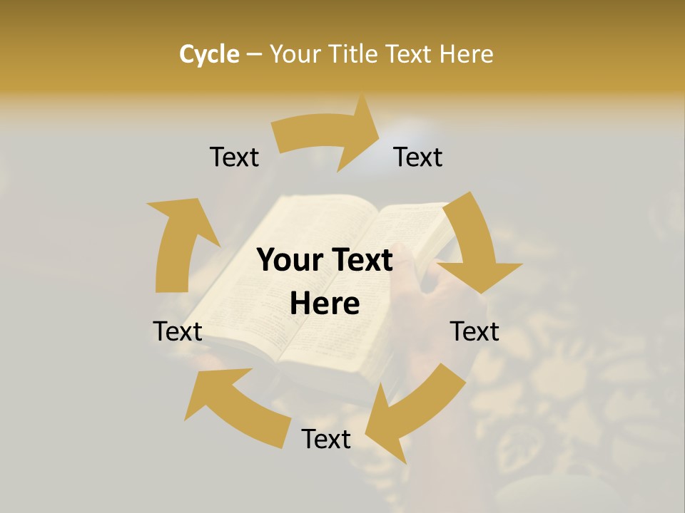 Reading The Bible PowerPoint Template