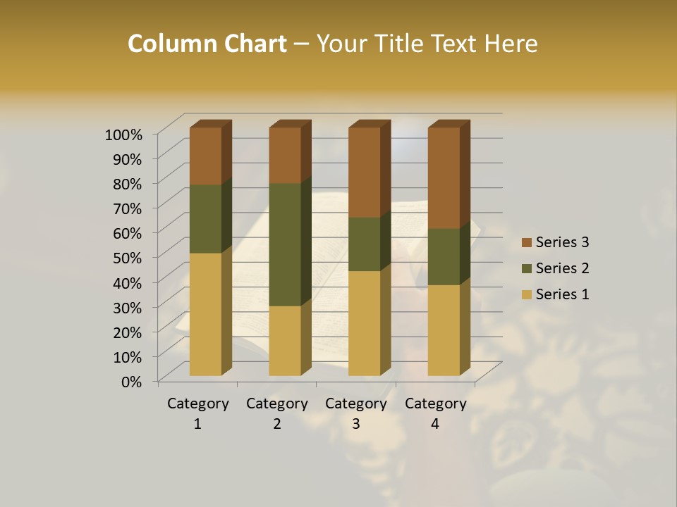 Reading The Bible PowerPoint Template