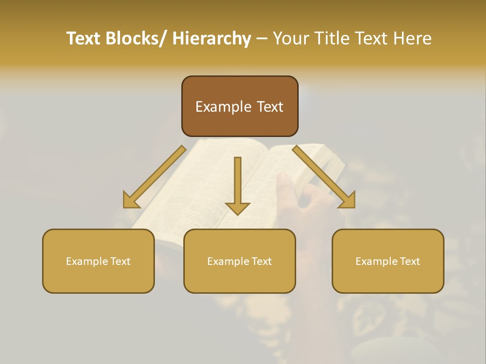 Reading The Bible PowerPoint Template