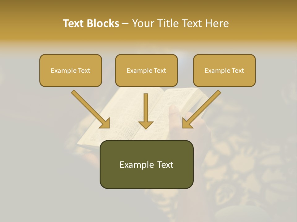 Reading The Bible PowerPoint Template