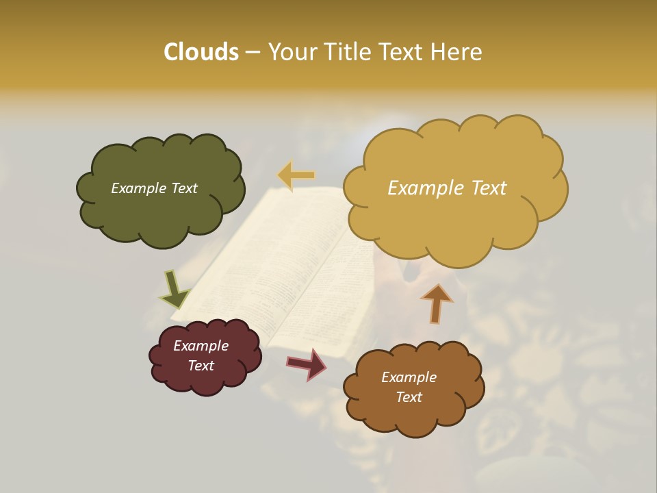 Reading The Bible PowerPoint Template