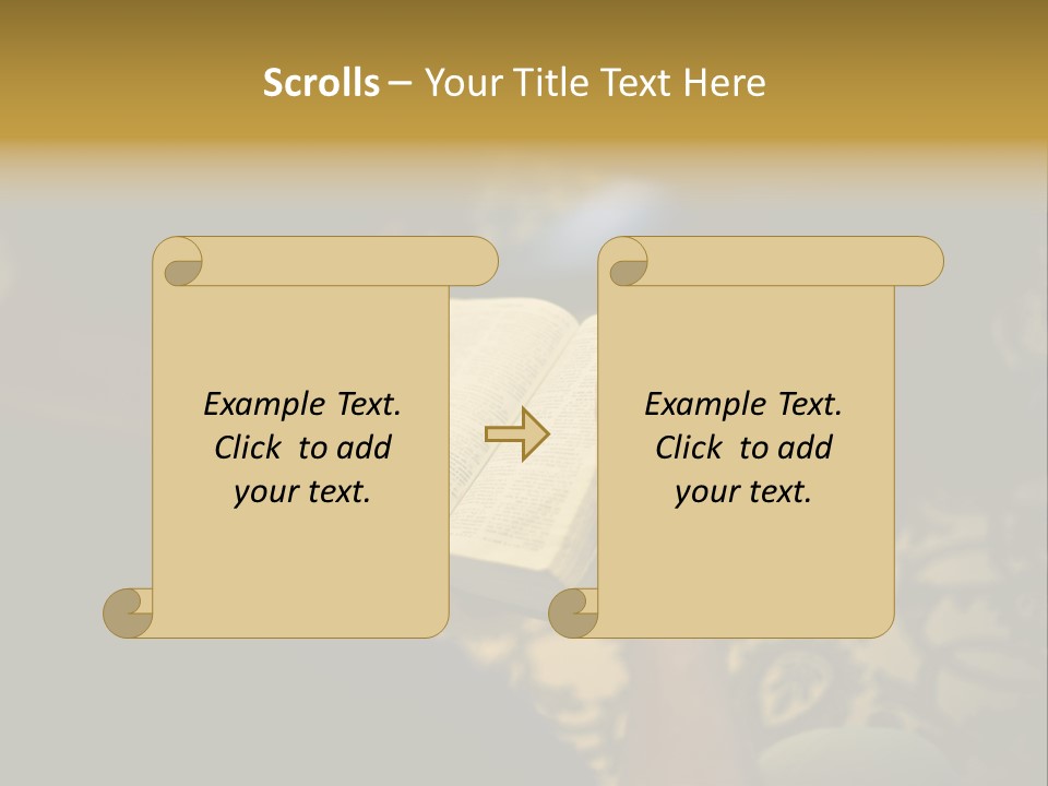 Reading The Bible PowerPoint Template