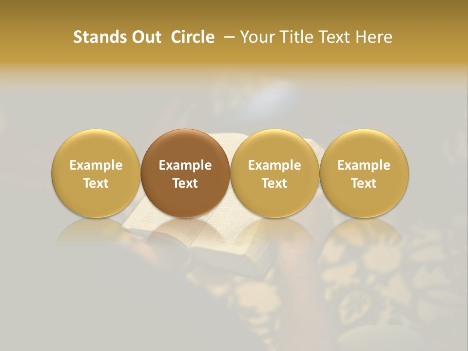 Reading The Bible PowerPoint Template