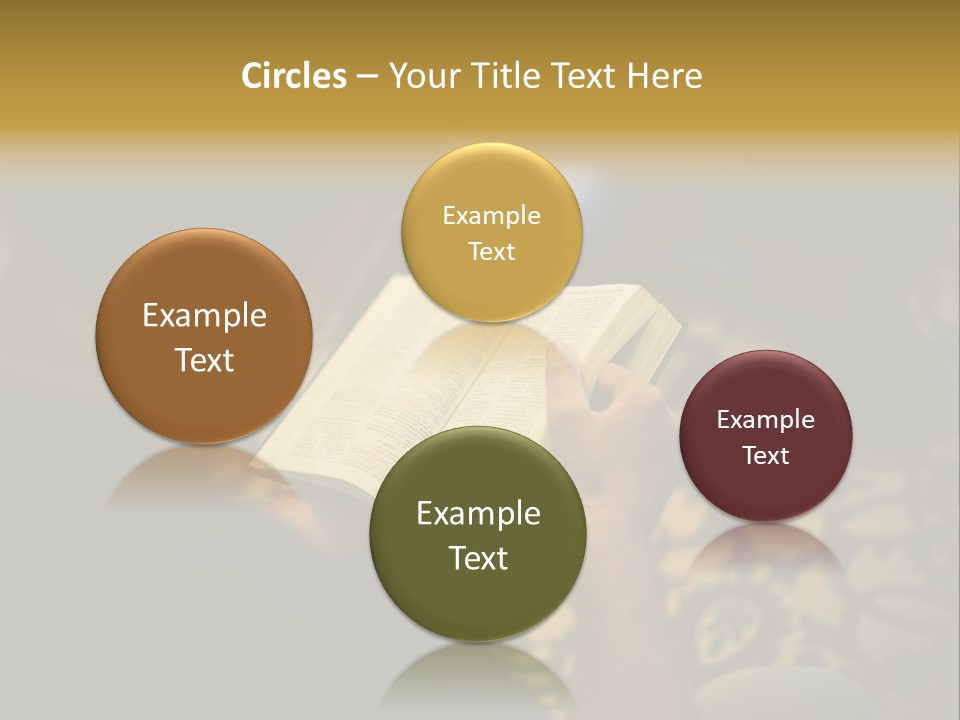 Reading The Bible PowerPoint Template