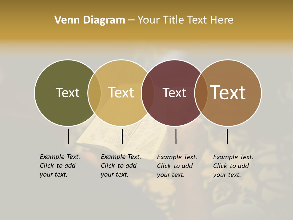 Reading The Bible PowerPoint Template
