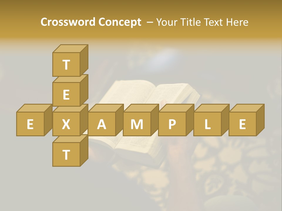 Reading The Bible PowerPoint Template