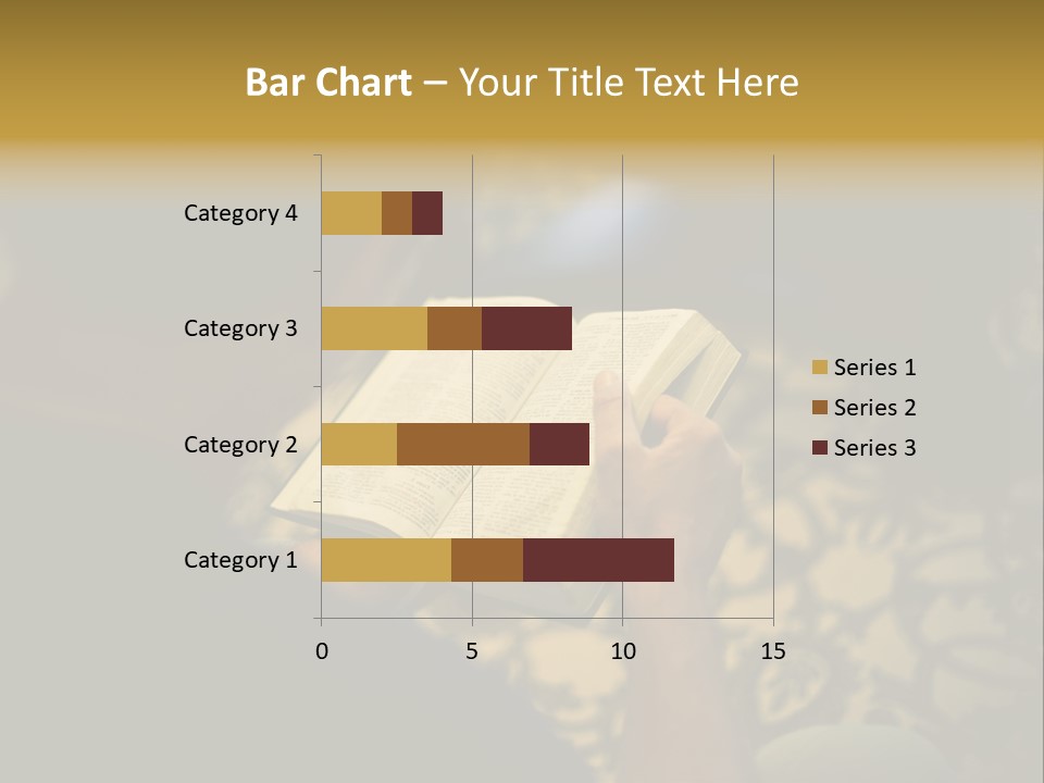 Reading The Bible PowerPoint Template